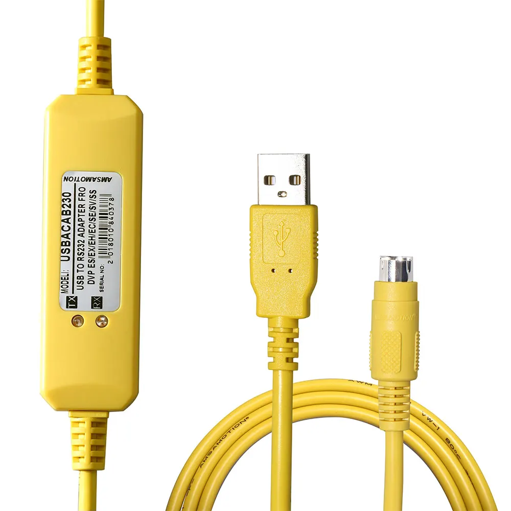 Кабель для программирования DELTA PLC подходящий DVP ES EX EH EC серии USB кабель загрузки