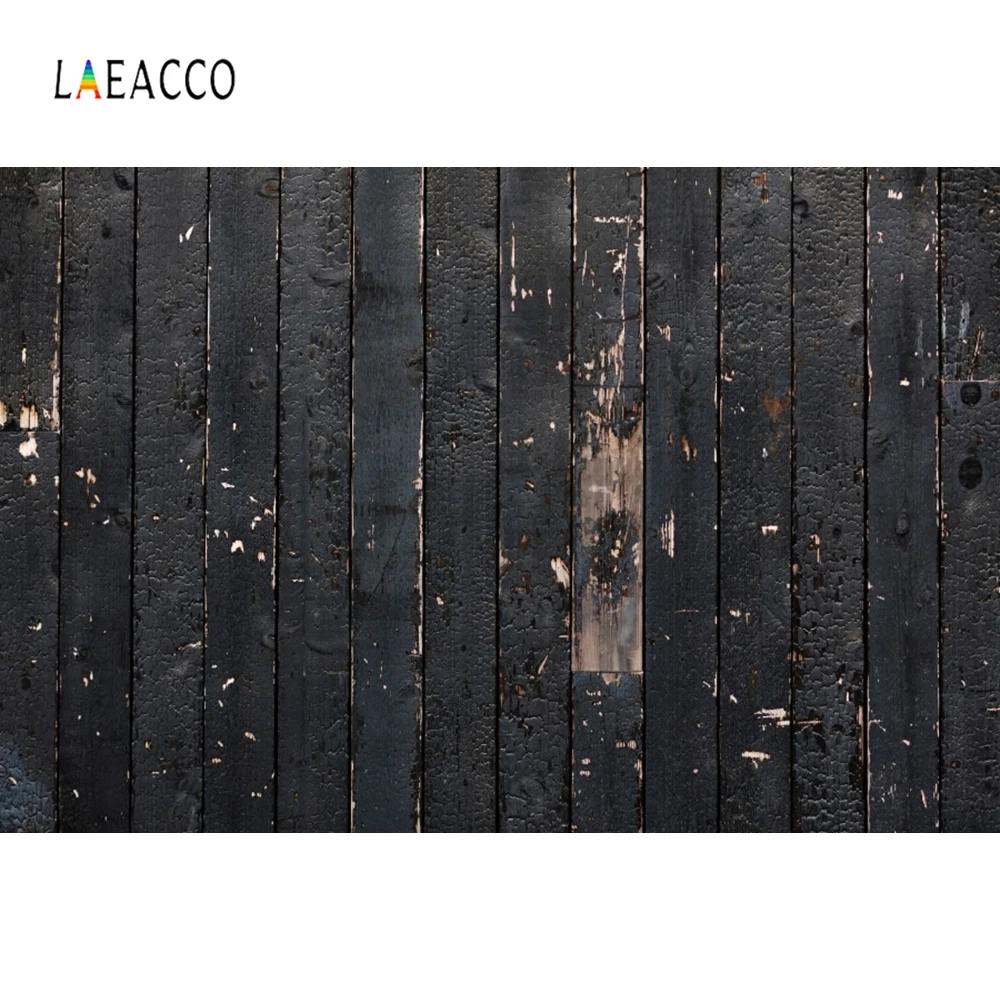 Laeacco старый черный деревянный фон для фотосъемки индивидуальные Семейные