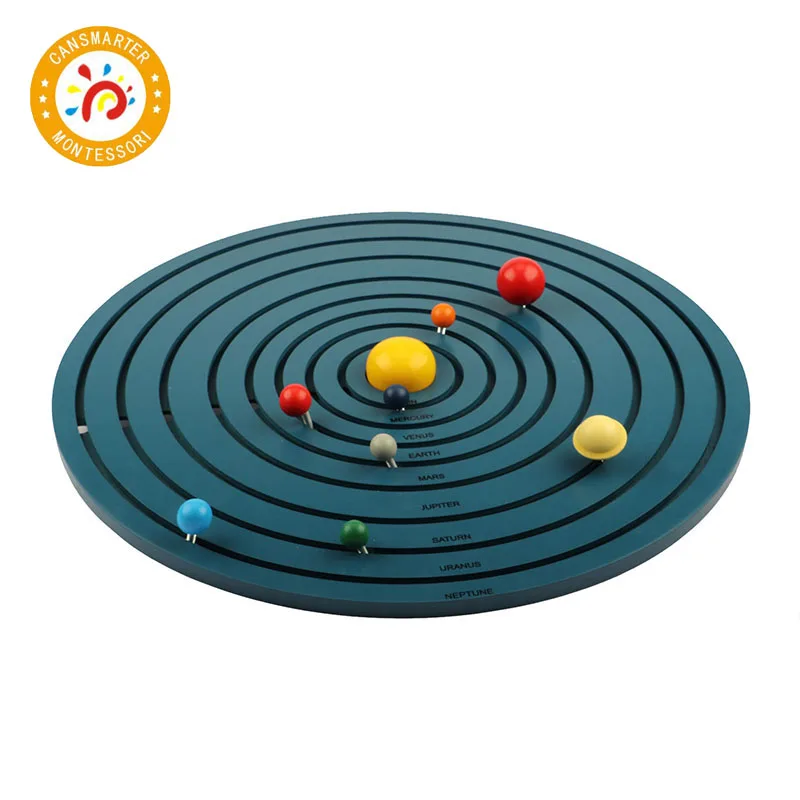 

Montessori Materials Solar System DIY Children Toy Scientific Exploration Developmental Toys