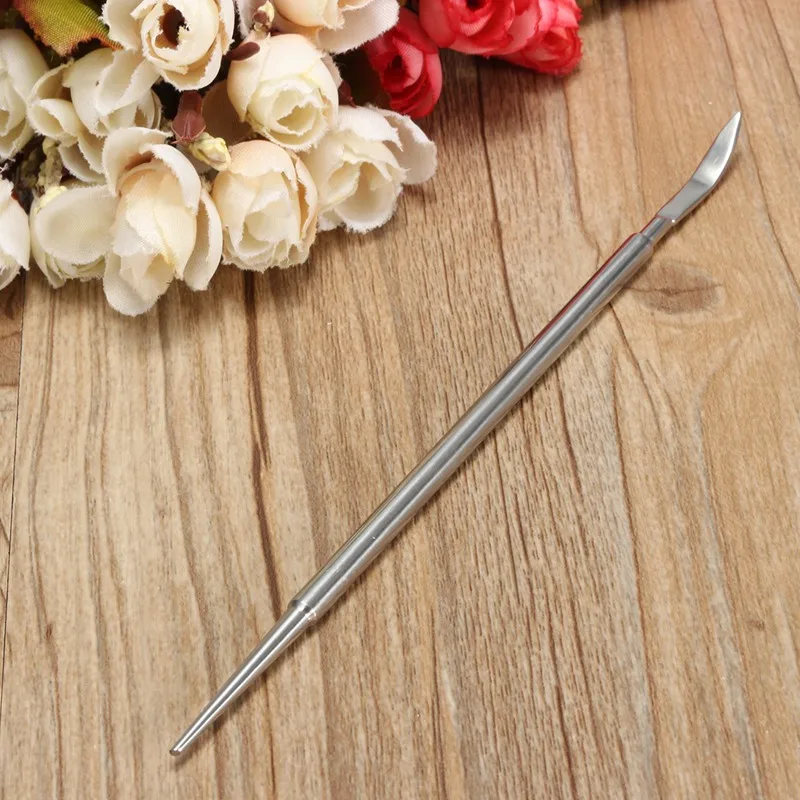 

Double Head Stainless Steel Rod Detail Needles For Pottery Modeling Carving Clay Sculpture Ceramics Tools For Model Line Texture