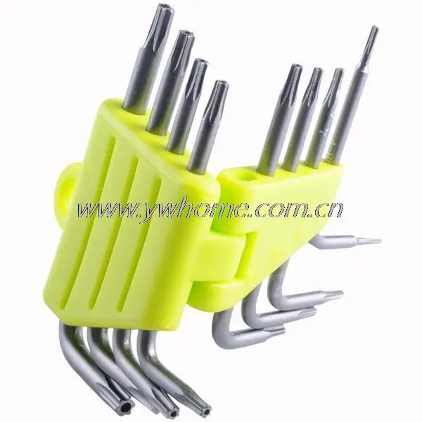 

8pc /Set CRV CR-V Screwdriver Screw drivers Socket Tool Set T5 T6 T7 T8 T9 T10 T15 T20 Star Repair Wrench Kit