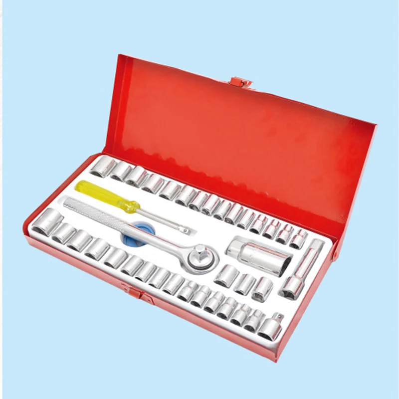 New 40pcs Auto And Motorcycle Tool Sets combination socket wrench set