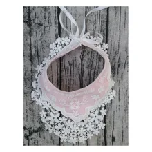 Хлопок Шнуровка с бантиком Слюнявчики Обувь для девочек милые нагрудник бандана Младенческая слюны Полотенца детская бандана Bib Отрыжка