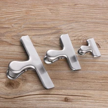 S, M, L сумка уплотнительный зажим из нержавеющей стали Портативный Кухонный Контейнер для хранения еды закуска уплотнительный мешок зажимы уплотнитель зажим DIY инструмент