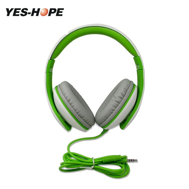 YES HOPE Wired Headphones Headset With Microphone Detachable Cable On