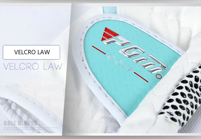 Grânulos resistentes slip-luvas de golfe das mulheres