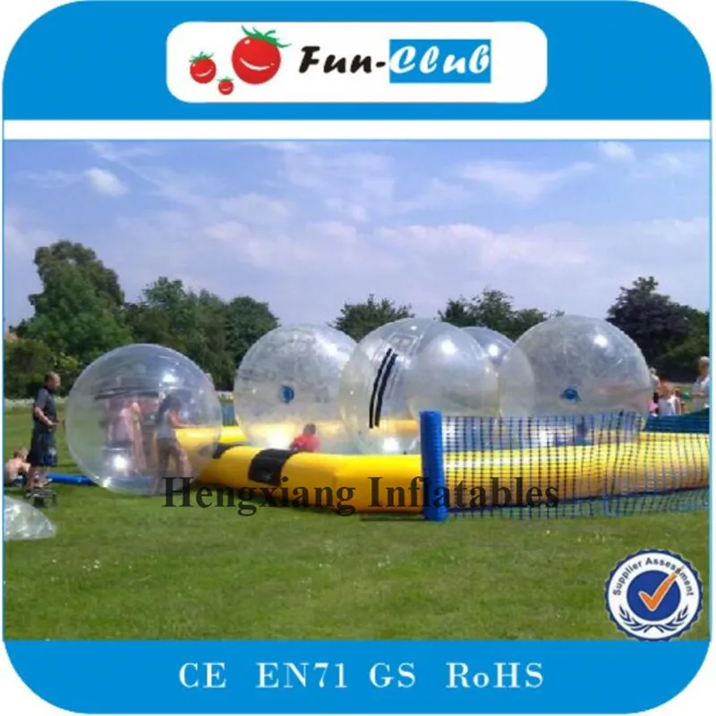 Multi colors PVC inflatable walking water rolling ball pool water