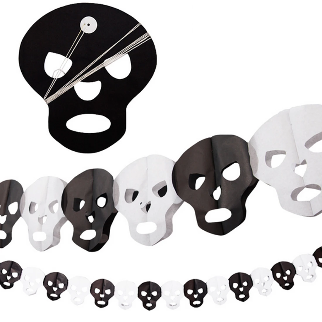good hanging paper halloween supplies ghost pumpkin bat skull funny foldable fun halloween party props decoration - Good Halloween Font good hanging paper halloween supplies ghost pumpkin bat skull funny foldable fun halloween party props decoration - Good Halloween Font