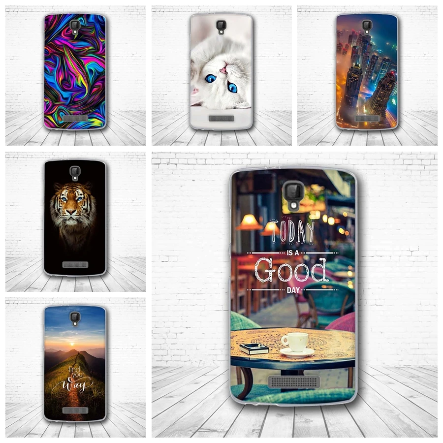 Чехол для телефона ZTE Blade L5 Plus 5 0 дюйма Мягкий Силиконовый ТПУ чехол с 3D рисунком