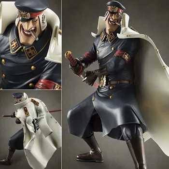

One Piece Shiliew Action Figure 1/7 scale painted figure Black Beard Pirates Warden Shiliew Doll PVC figure Toy Brinquedos Anime