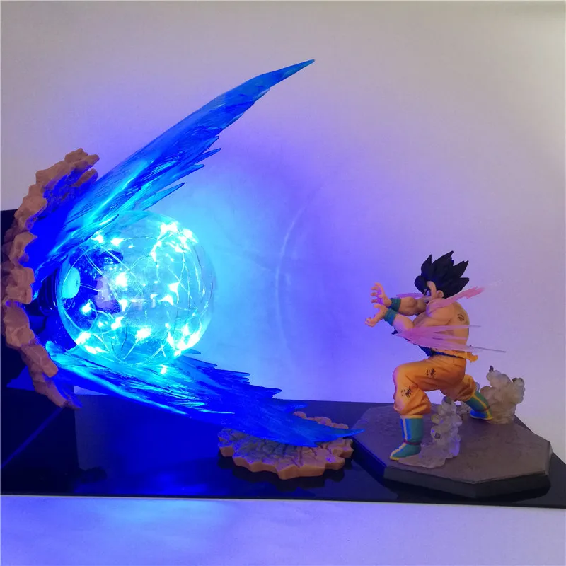 Dragon Ball Z Super Goku Vegeta Gogeta лампа с экшн-фигурками Ultra Instinct DIY аниме модель для спальни декоративный ночной Светильник подарки