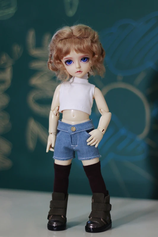 С высокой горловиной и без рукавов нижняя рубашка для BJD 1/6 YOSD 1/4 MSD 1/3 кукольная одежда аксессуары CWB111