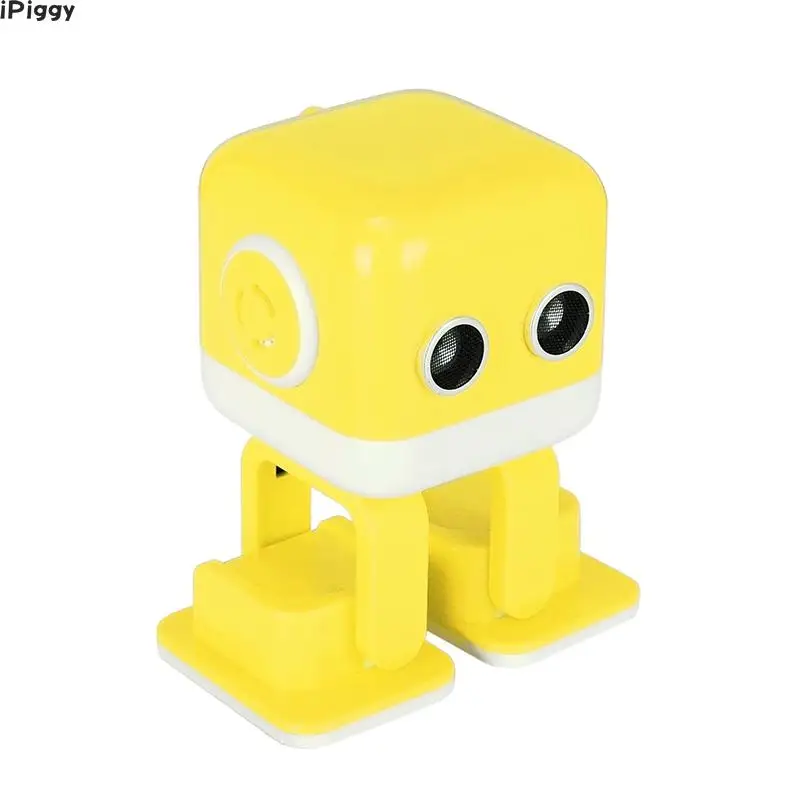 IPiggy Горячая желтый синий WLtoys Cubee F9 интеллектуальное Программирование приложение управление пульт дистанционного управления RC Танцующий Робот детские игрушки подарок