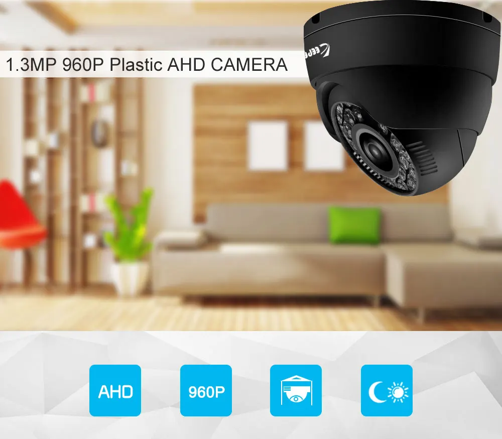 Keeepr 1.3MP HD AHD камера наблюдения инфракрасная камера 960P AHD CCTV камера безопасности крытые купольные камеры