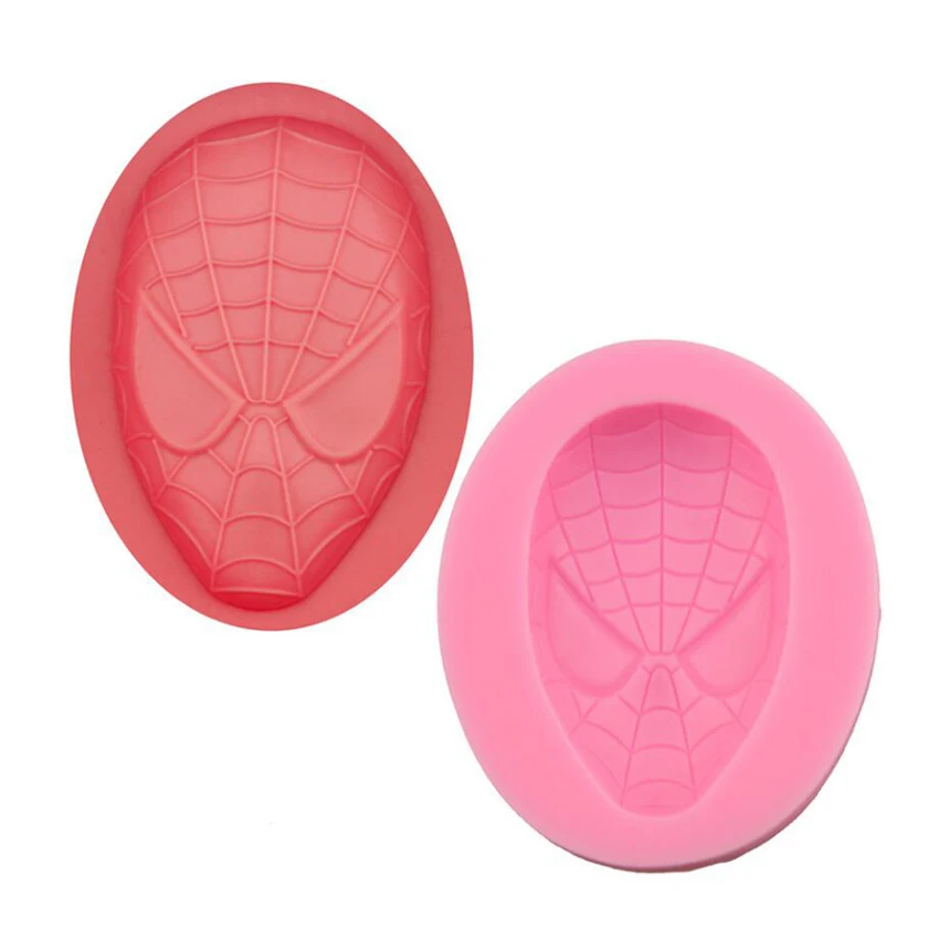 

Creative 3D Silicone Molds Superman Spiderman Batman Sugarcraft Fondant Chocolate Mold Silicone Cake Mold Cake Decorating Tools