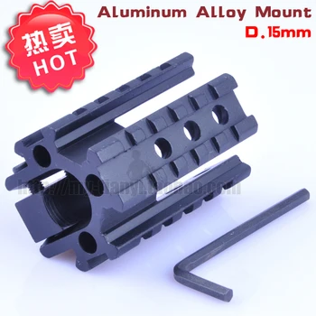 

1PC Hunting Rifle Scope Tri-Rail On Barrel Of 20mm extend scope bases Picatinny Weaver Rail Mount Base