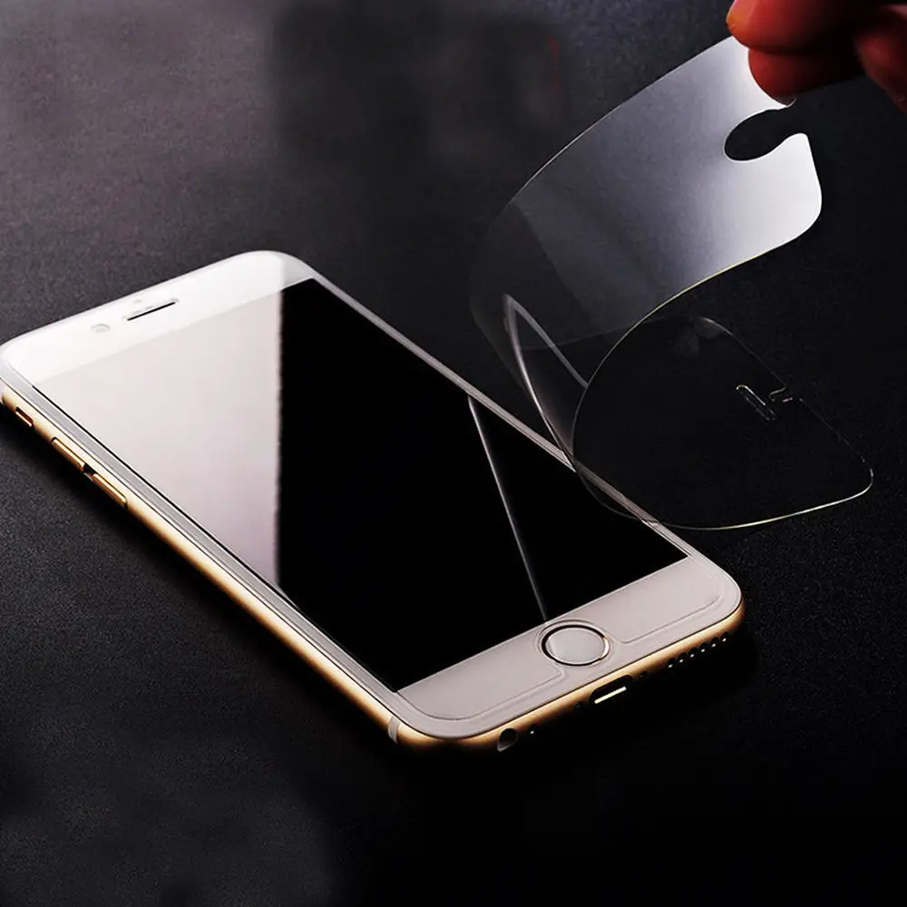 Мягкая Взрывозащищенная нанозащитная пленка из фольги для iPhone 6S 6 XR 7 Plus 5 S 5 SE Защита экрана для iPhone7 не закаленное стекло