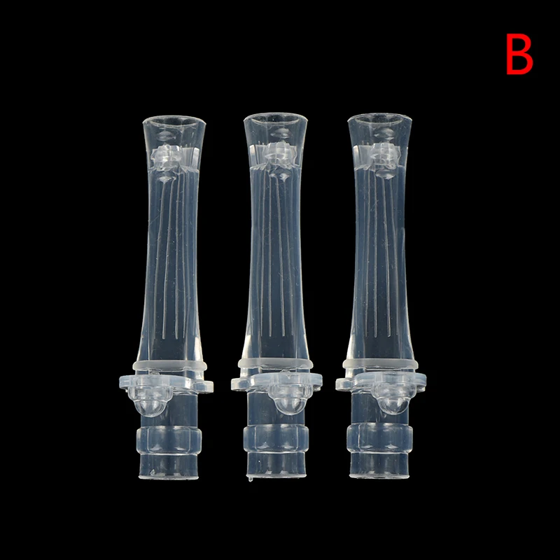 3PCS Силиконовые бутылочки для кормления детей, соломы для детских чашек, Детская кружка, термобутылочка, аксессуары для кормления - Цвет: 3PCS
