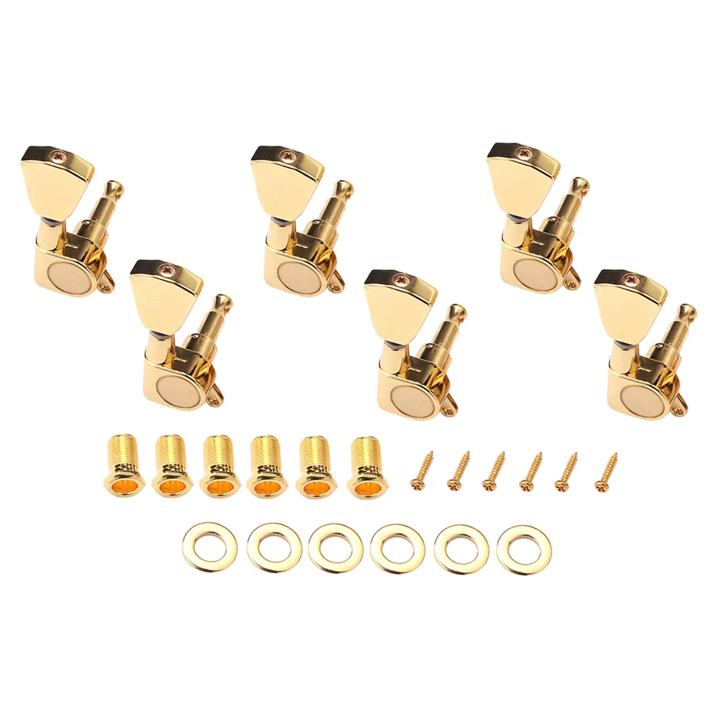 Zinc Alloy Gold Tuning Pegs Key Tuners Machine Heads for LP Electirc Guitar Parts
