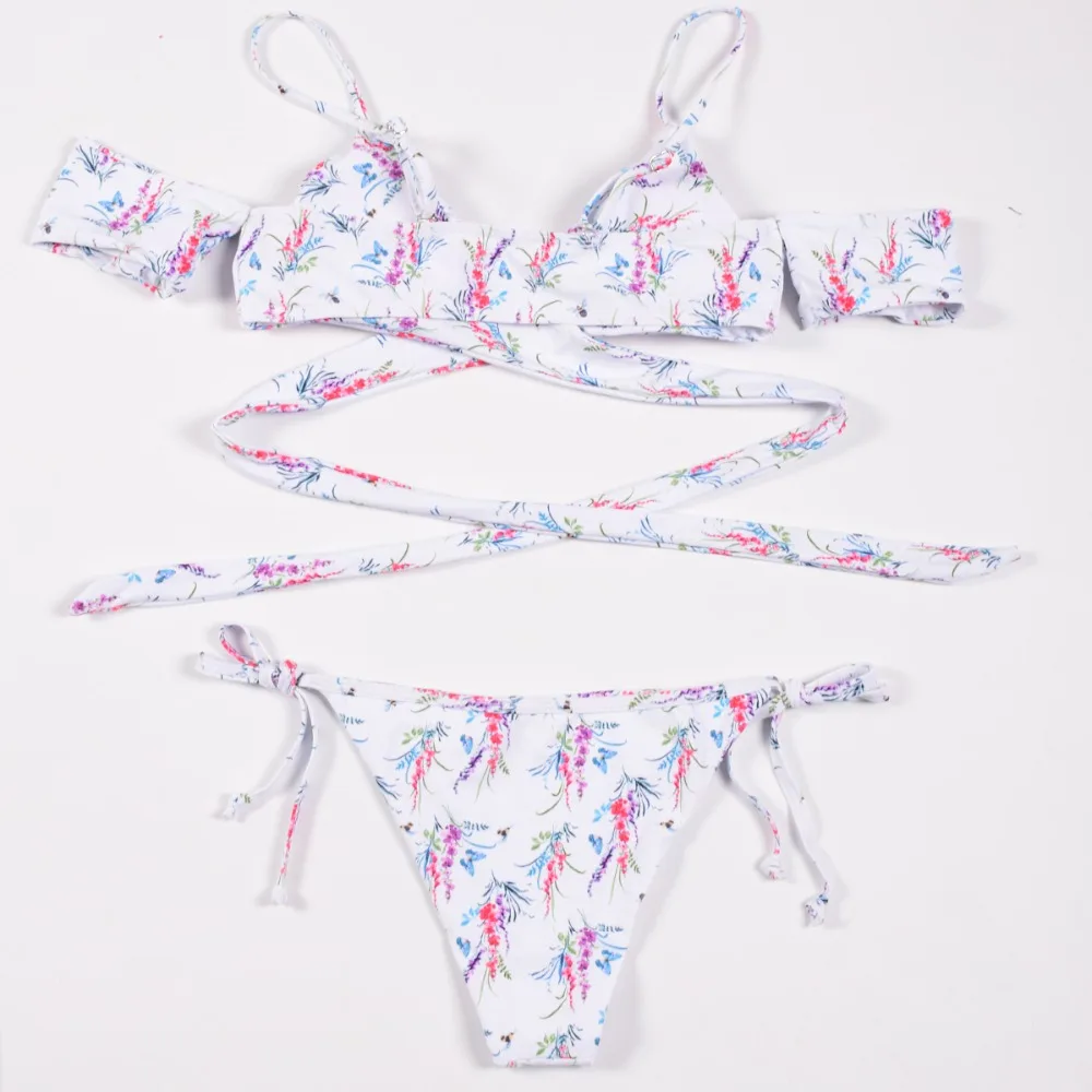 Whole Swimsuit Red Sexy Bikini Bandea Swimsuit Female Separate Bathing Suit Women Push Up Swimwear White Brazilian Bikini (5)