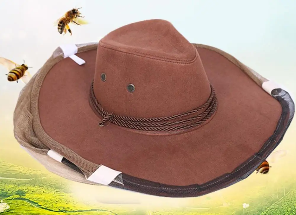 Cowboy bee hat anti-bee hat bee supplies protective cap beekeeping tool