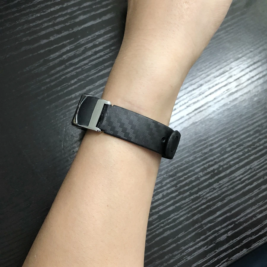 Ремешок на запястье для huawei Honor Band 5 спортивный браслет из углеродного волокна для Honor Band 4 5 Аксессуары сменный ремешок для часов