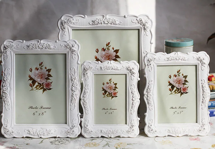 Photo Frame Resin Crafts Different Size Europe Style Picture Framein Frame from Home & Garden