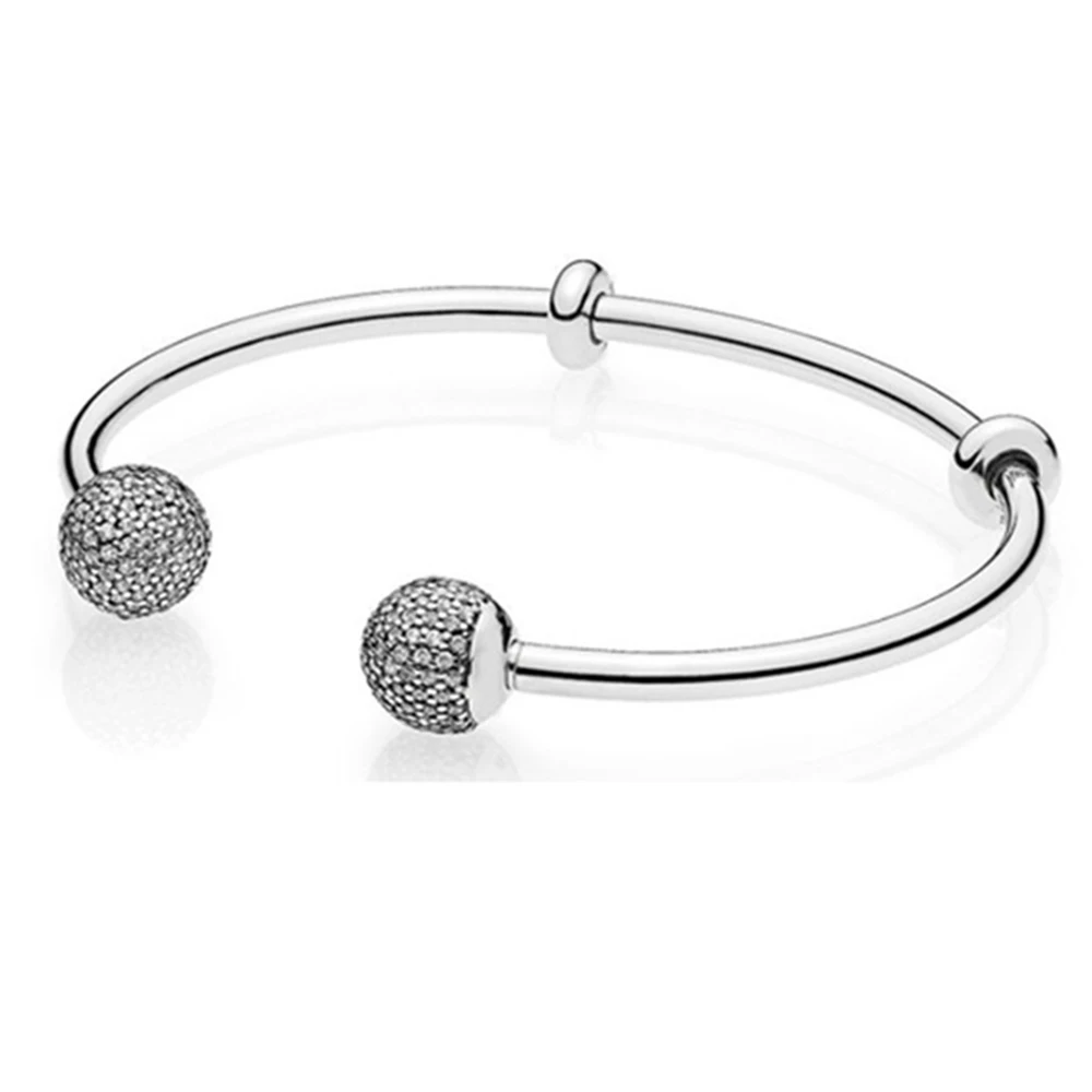 

Fanier The Last Time 925 Sterling Silver Double Headed Pattern Beads Diy Bracelets An Anniversary Bracelet Present 5964cz