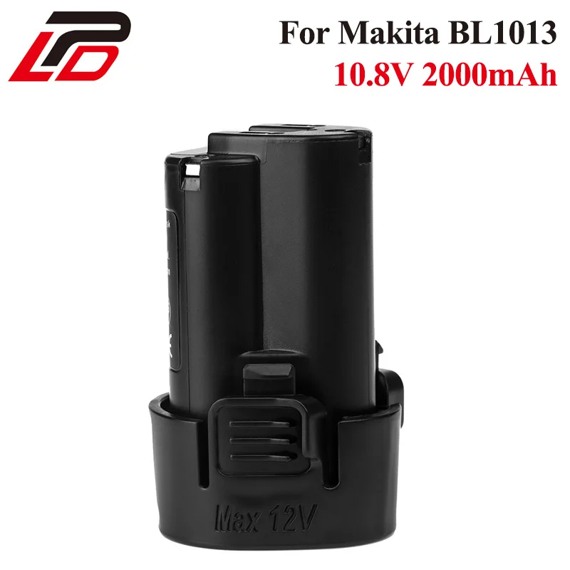 10.8V 2000mAh Cordless Power Tools Battery for Makita BL1013 Lithium