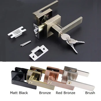 

Square Mortise Door Lock Set (Door Thickness: 35-50mm) 4 colors for options