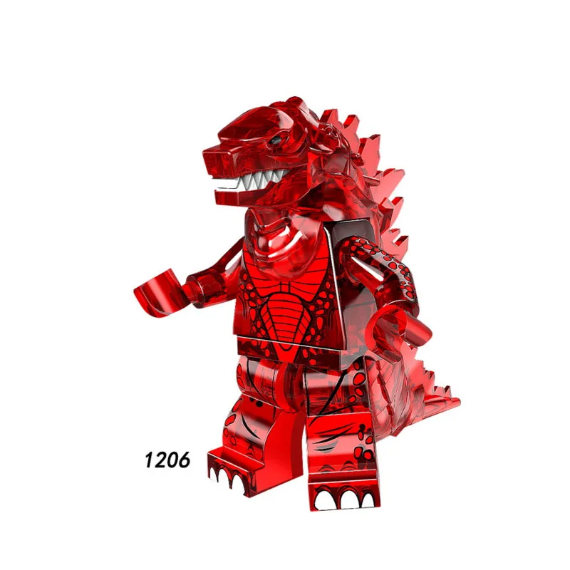 

Single Sale Super Heroes Star Wars 1206 red Godzillaing Mini Building Blocks Figure Bricks Toy gift Compatible Legoed Ninjaed