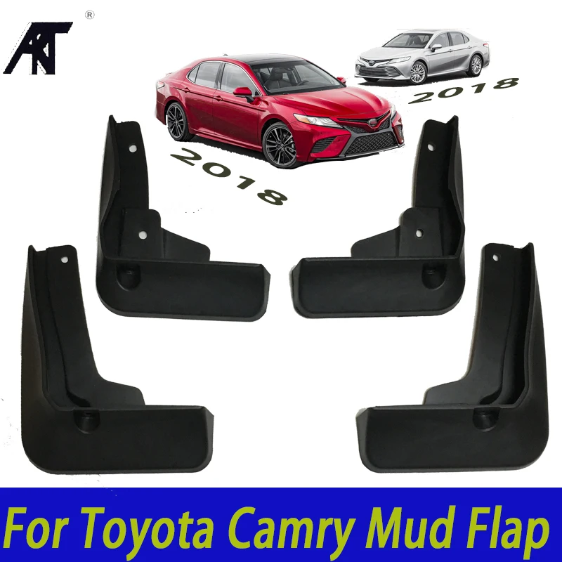 Брызговики для Toyota Camry 2018 L LE XLE PU060 03180 TP брызговики грязеотталкивающие 2017 комплект