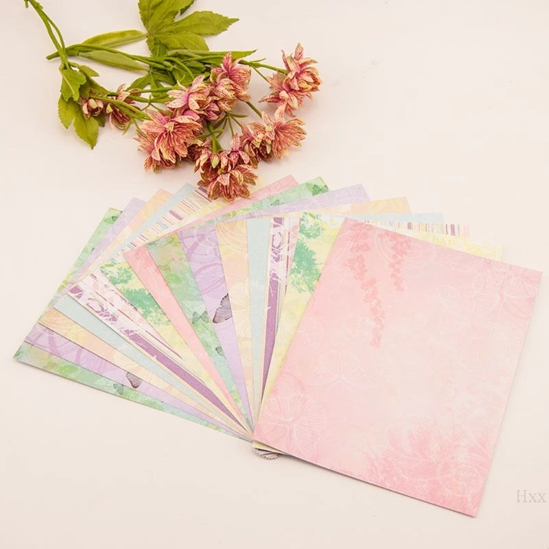 

14pcs Butterfly Pattern Background Paper DIY Craft Photo Album Scrapbooking Card Decor Handmade