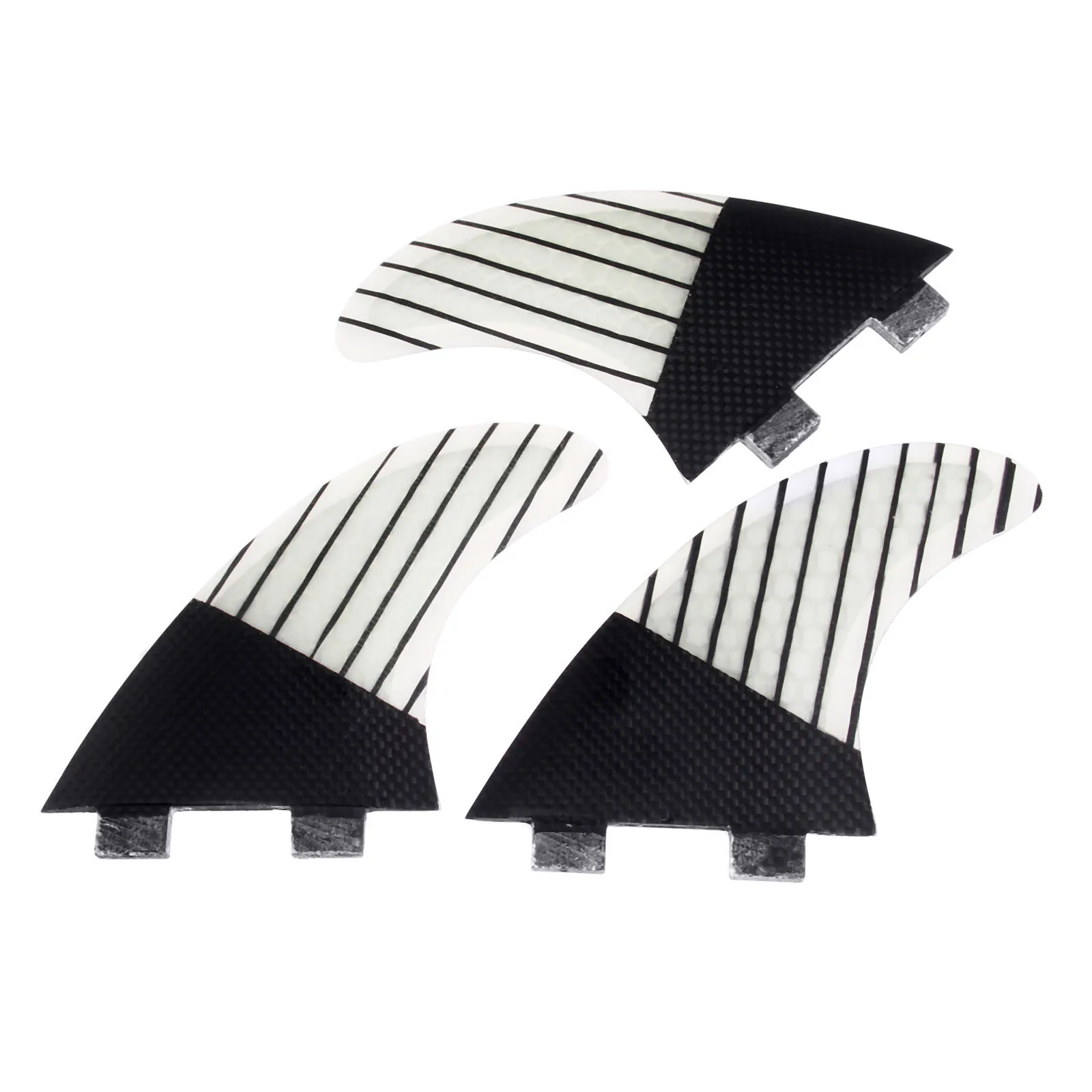 

3 Pcs/Set M/G5 Size Surfboard Fins For FCS Surfboard Fiberglass+Honeycomb Tail Surfboard Thrusters Rudder Boat Surfing Surf Fins