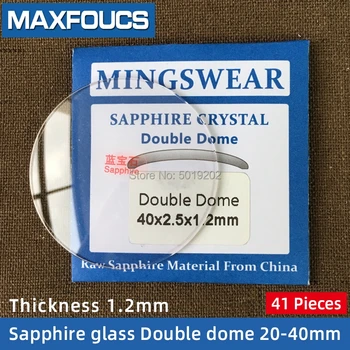 

Watch Glass Thick 1.2mm Diameter 20-40 mm Double dome Sapphire Anti scratch Smooth Round Transparent Crystal ，41 pieces Suit