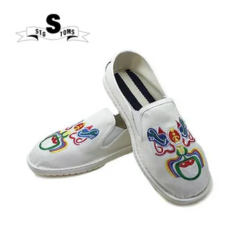 

2016 thick bottom autumn winter handmade creative ethnic style canvas skateboarding shoes tm0016