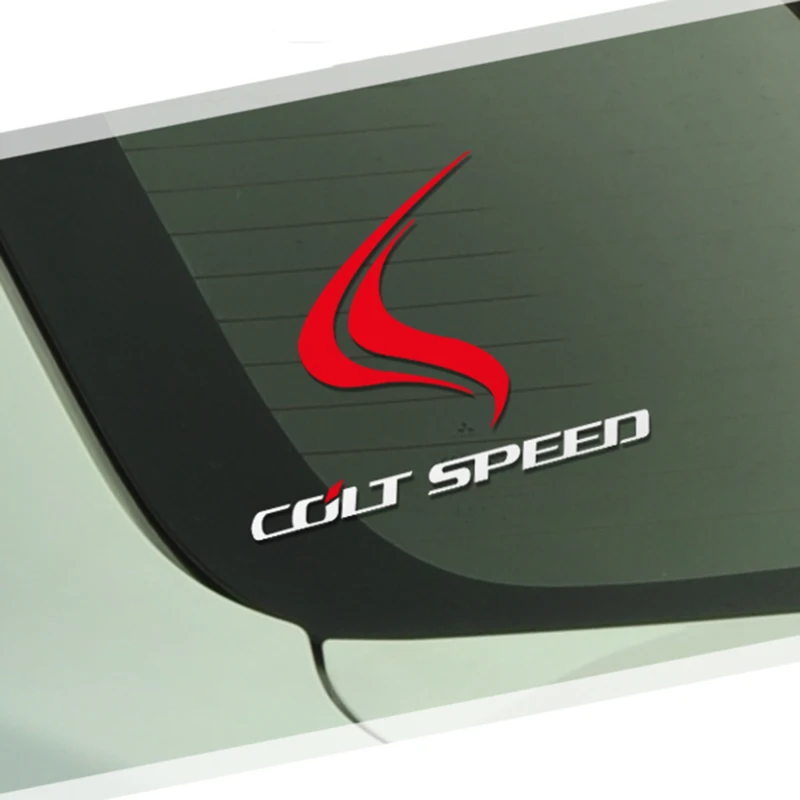 

Fire Coltspeed Windows Car Body Sticker And Decal For Mitsubishi Asx Lancer 10 EX EVO Outlander i200 Pajero Auto Accessories