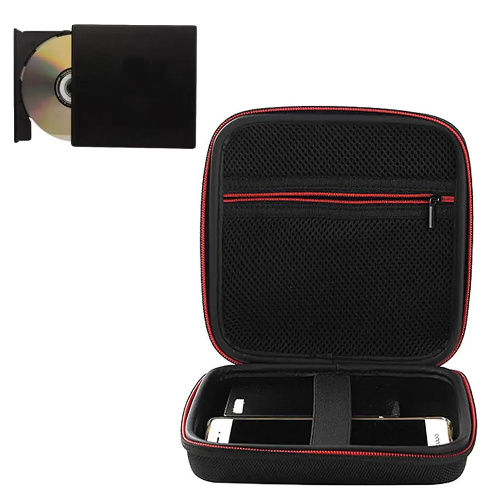 

Besegad Portable Carrying Protective Storage EVA Case Shell Holder Protector Shockproof For External USB CD DVD Driver Writer