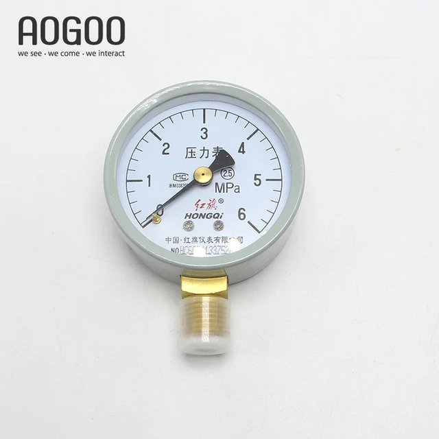 Y60 06Mpa Vacuum Gauge Air Manometer Analog Pressure, 58 OFF