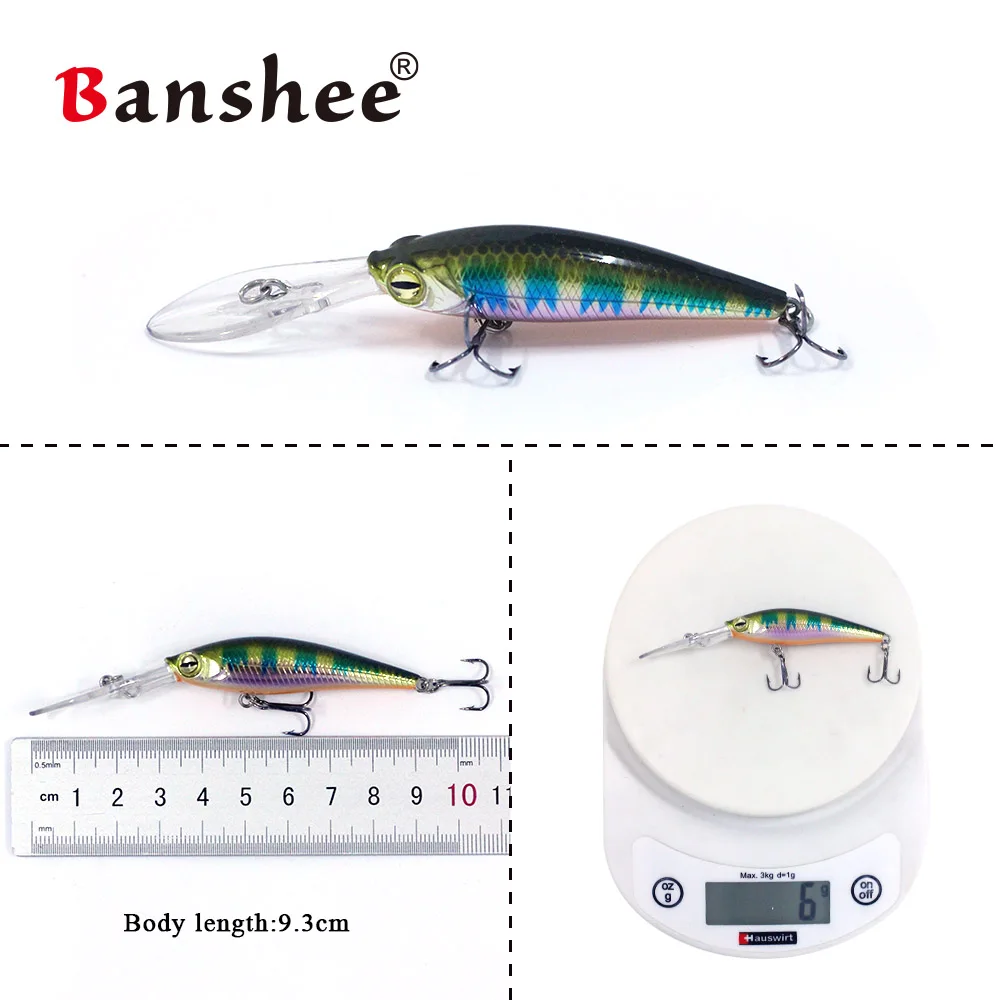 Banshee WF01 Джеркбейт 60 мм/6 г воблеры для ловли щуки yo zuri Лидер продаж в виде гольяна