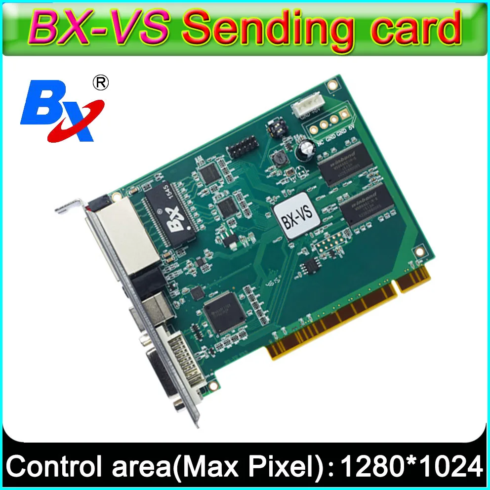 

Synchronous full color controller BX-VS sending card,Indoor and outdoor P3~P10 LED full color display screen controller