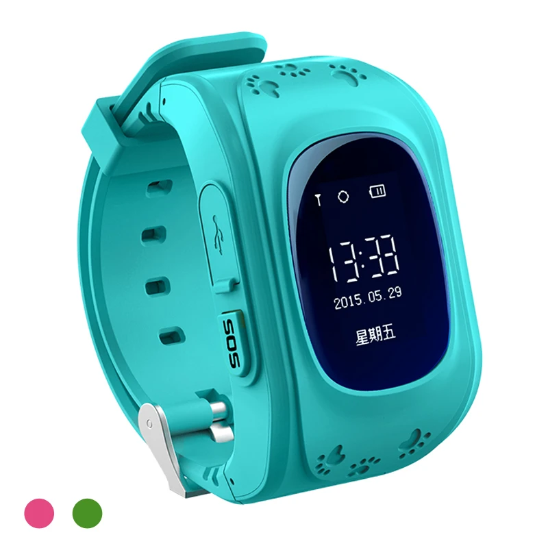 100 шт. Q50 фунтов Смарт часы детские наручные GPRS трекер анти потерянный Smartwatch