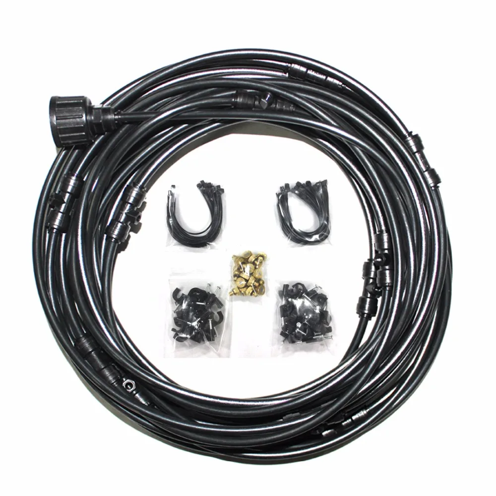 15M (50feet) High Quality 1/4'' Outdoor Mist Watering SystemWatering