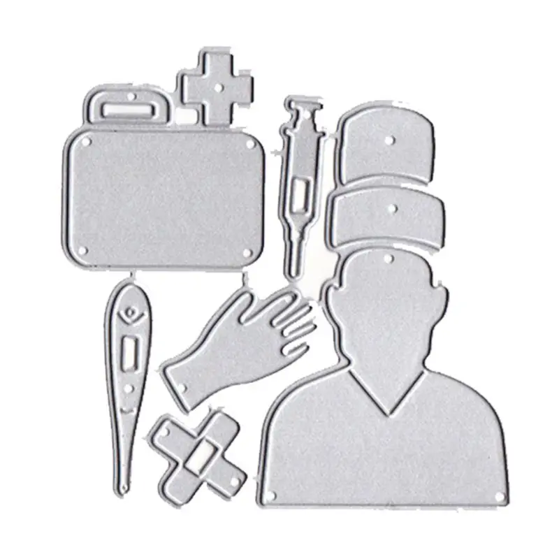 

Doctor Metal Cutting Dies Stencil DIY Scrapbooking Album Stamp Paper Card Embossing Crafts Decor