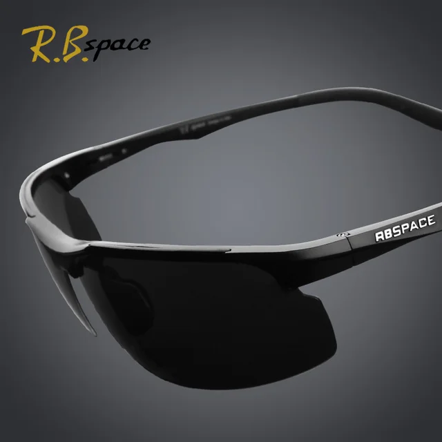 RBspace Male polarized coating sunglasses Driving mirror night and day