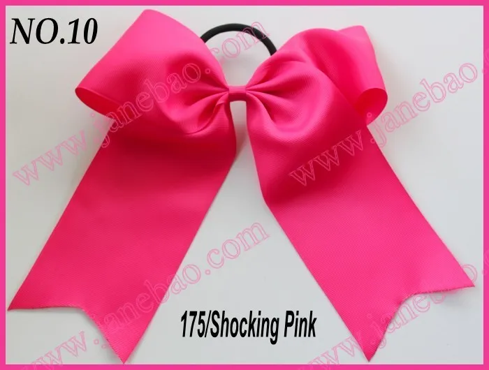 

free shipping 2017 Newest 300pcs NEWEST fashion 8'' Cheer leading Hair Bow mix color girl hair bow holders