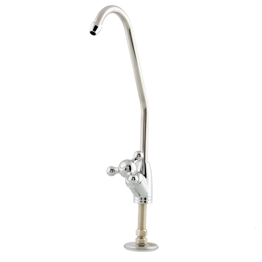 Chrome Osmosis Water Filter Sink Faucet Tap Brushed Spray Tap Mixer Swivel Trigeminal Taps Purifier