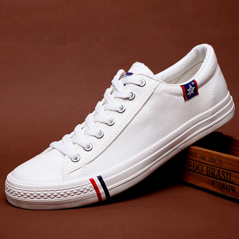 white canvas shoes size 12