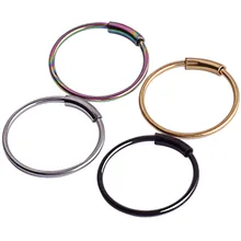 New Arrival Fashion Piercing Jewelry Stainless Steel Jewelry Septum Nose Clicker Piercing Nose Ring With Factory Price