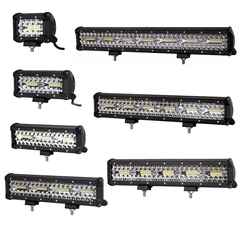 

60W 120W 180W 240W 300W 360W 420W LED Work Light Bar Flood Spot Combo LED Light Bar Fog Light for Off-road Car UTV Truck ATV SUV